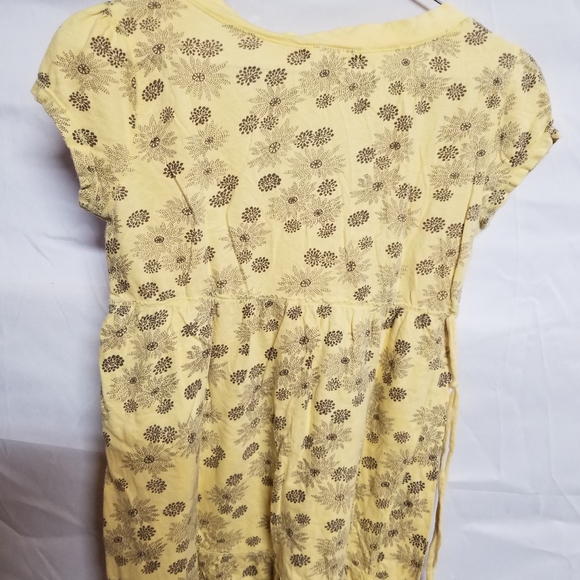 Yellow Floral Women's Top - Picture 3 of 3